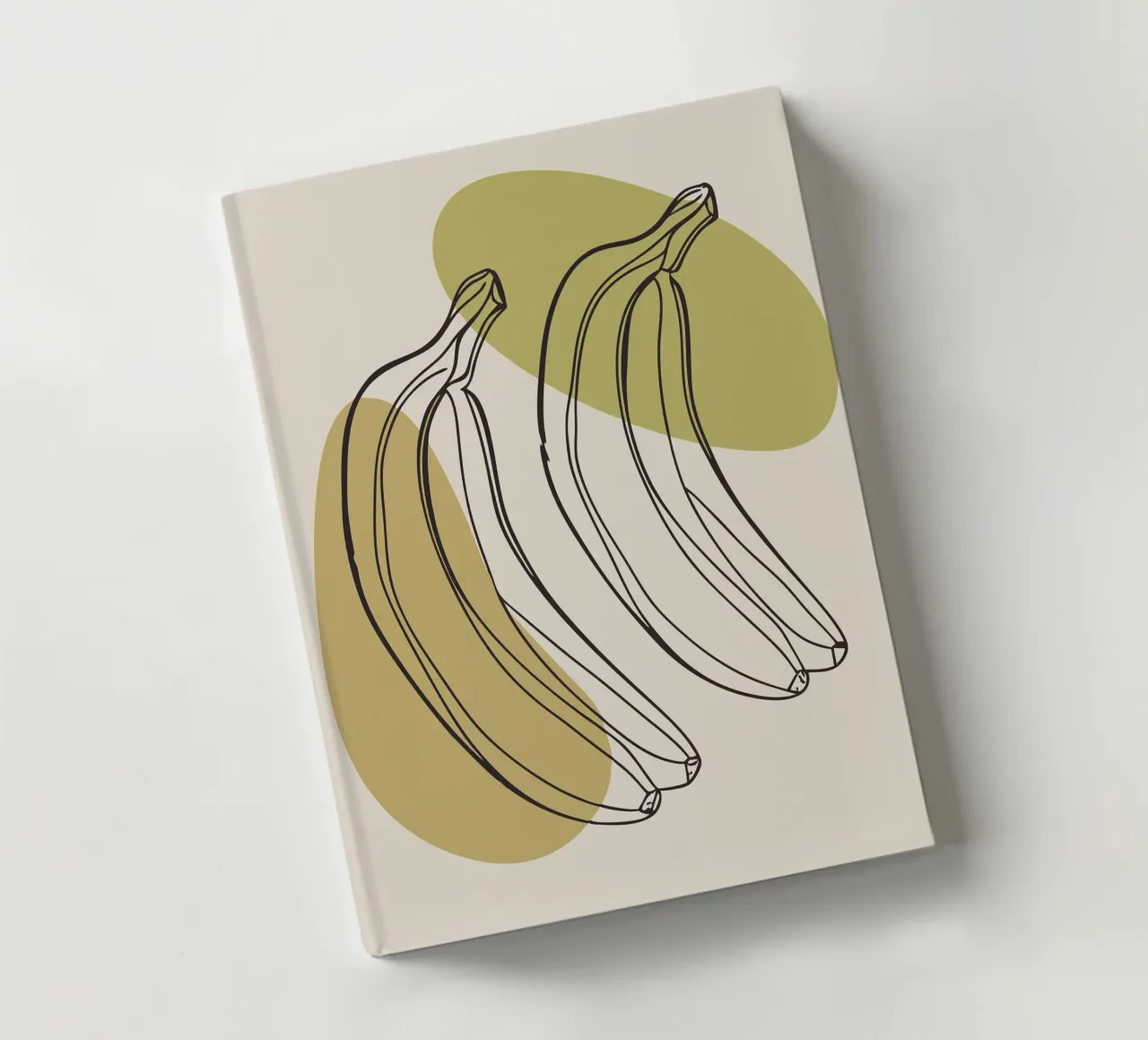 Two Bananas notebook by RELAXING TOUCH