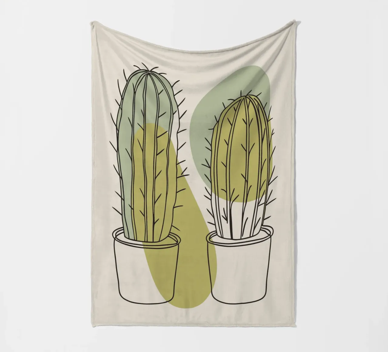 Due cactus coperta in pile da RELAXING TOUCH