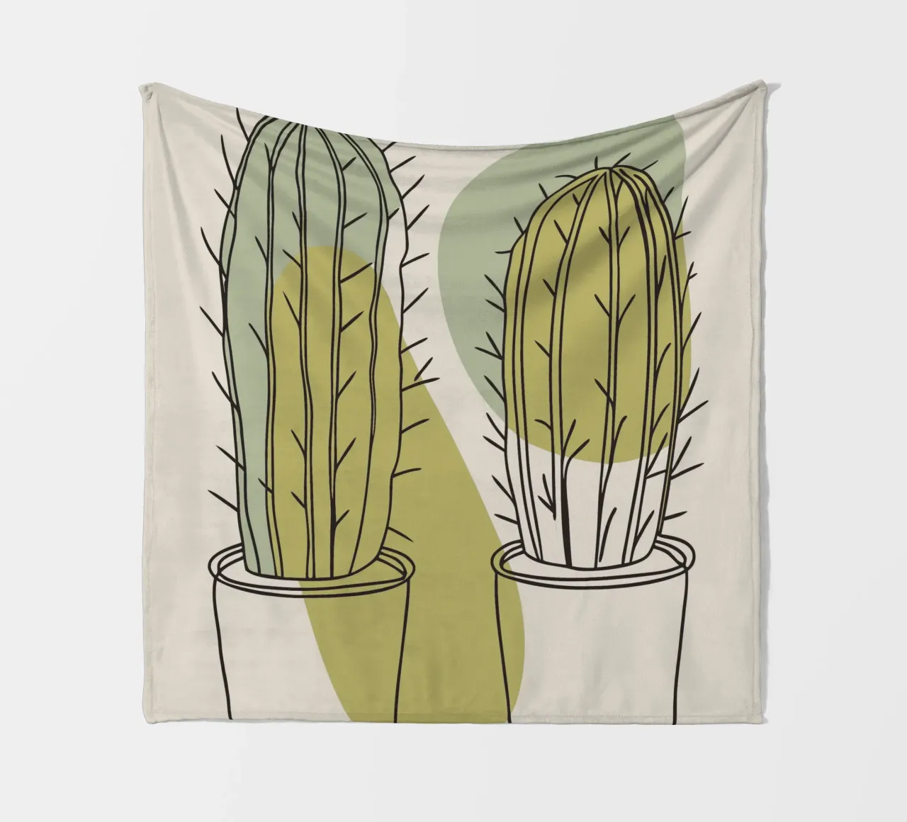 Due cactus coperta in pile da RELAXING TOUCH