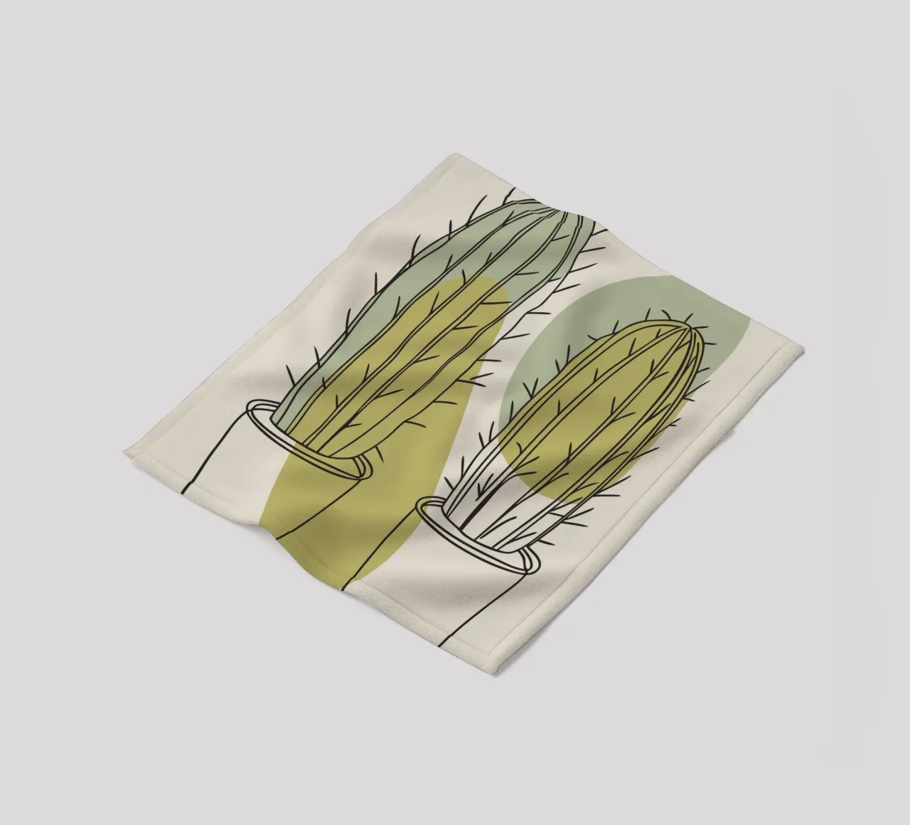Due cactus coperta in pile da RELAXING TOUCH