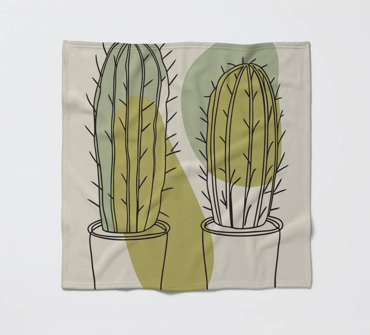 Due cactus coperta in pile da RELAXING TOUCH