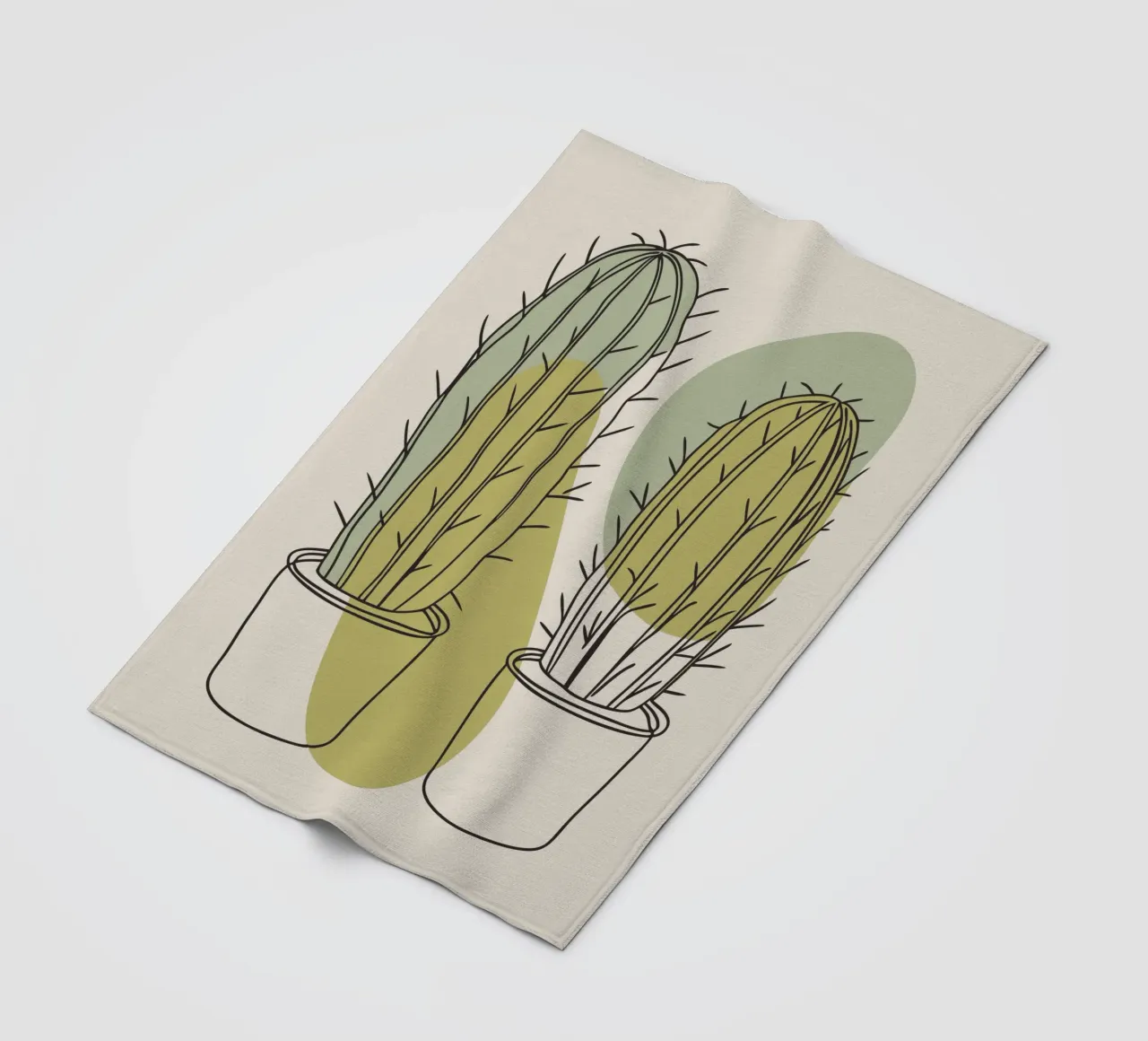 Due cactus coperta in pile da RELAXING TOUCH