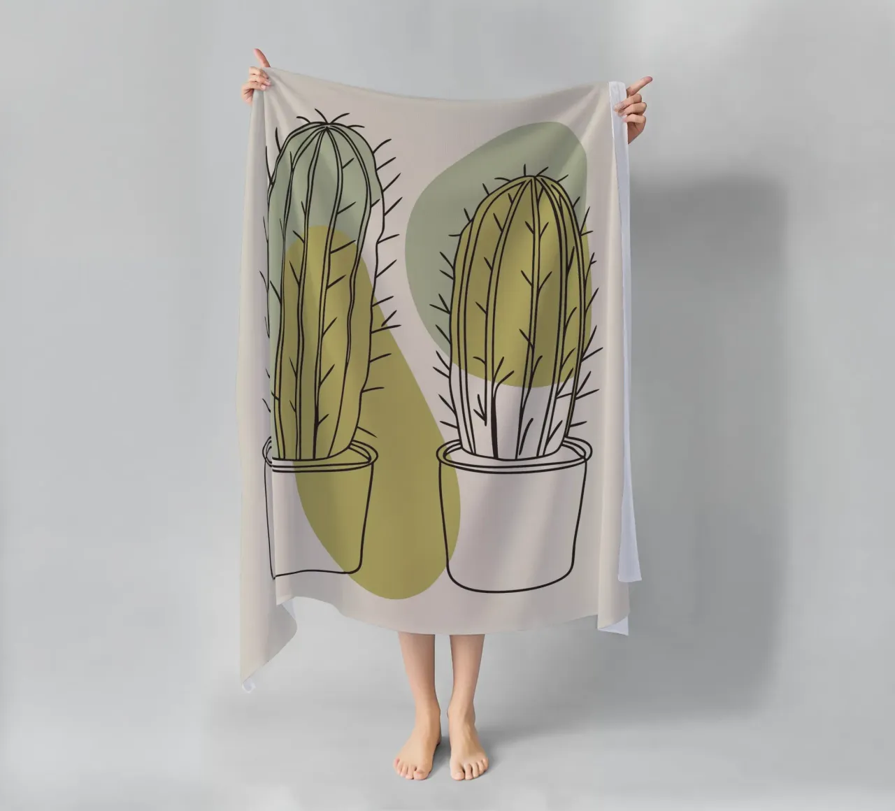 Due cactus telo mare da RELAXING TOUCH