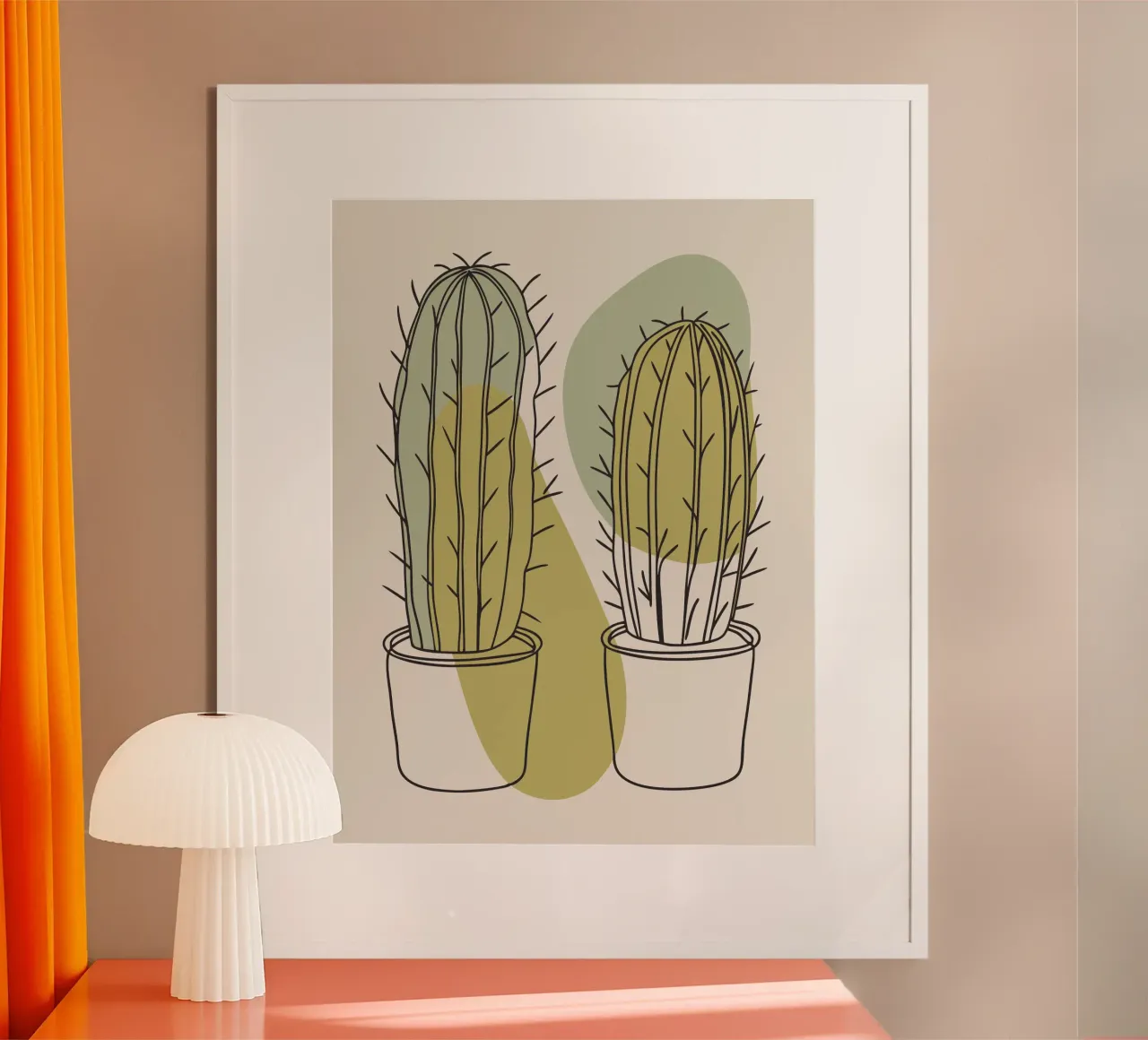 Two Cacti poster da RELAXING TOUCH