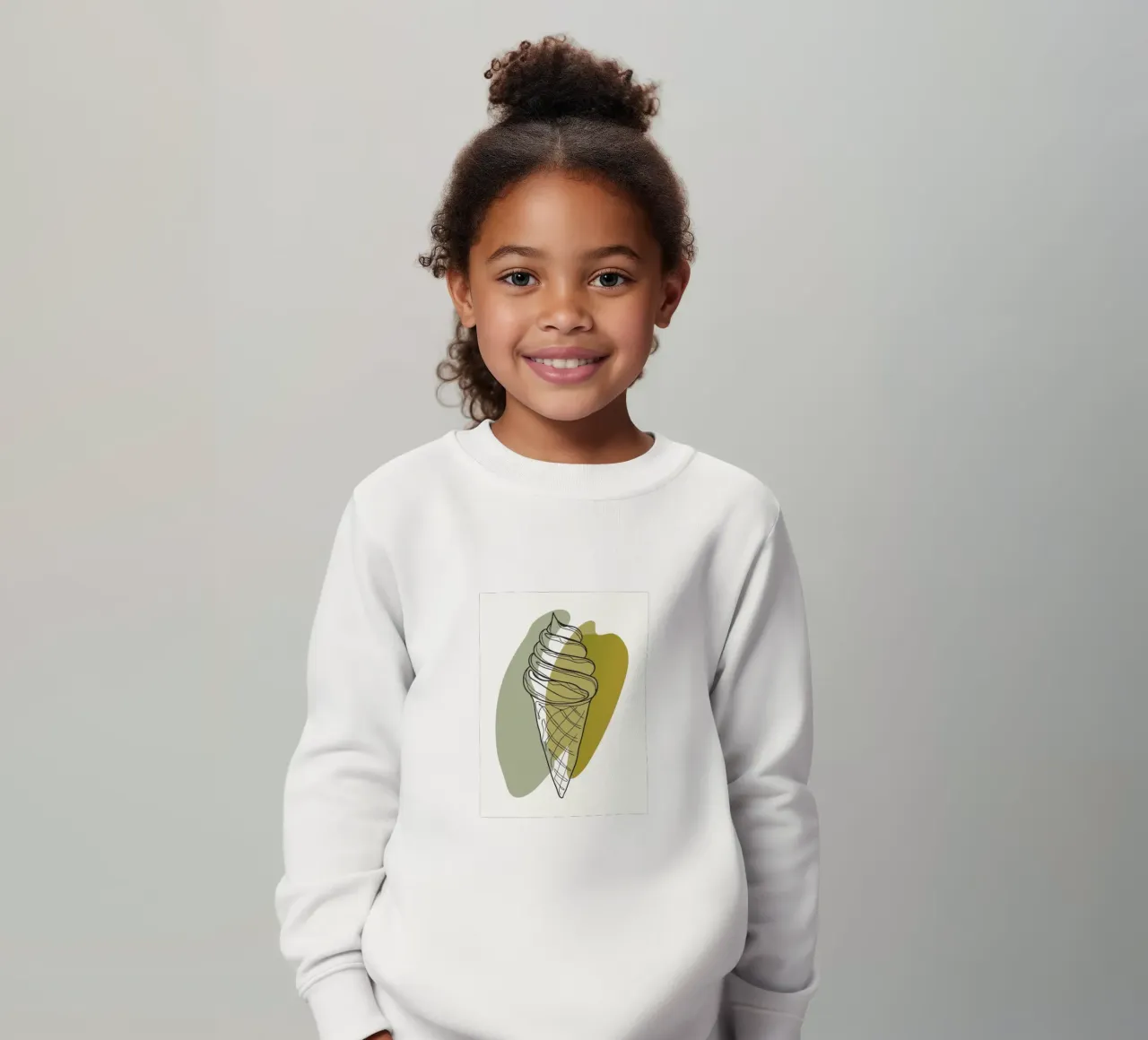 Gelato minimalista felpa bambino da RELAXING TOUCH