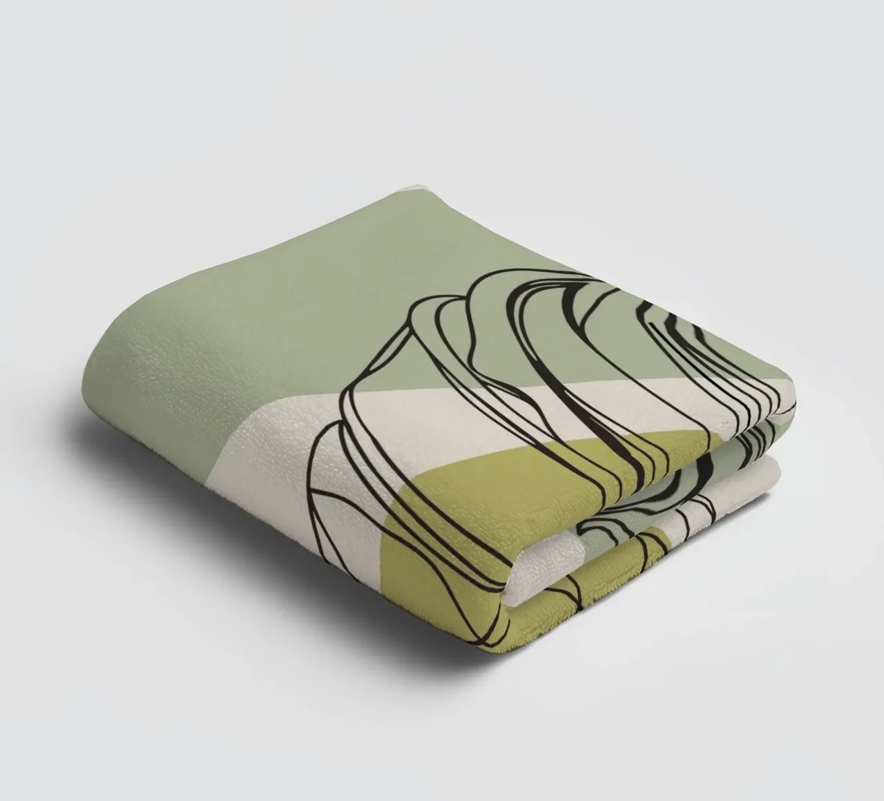 Minimalistisch ijs badhanddoek van RELAXING TOUCH