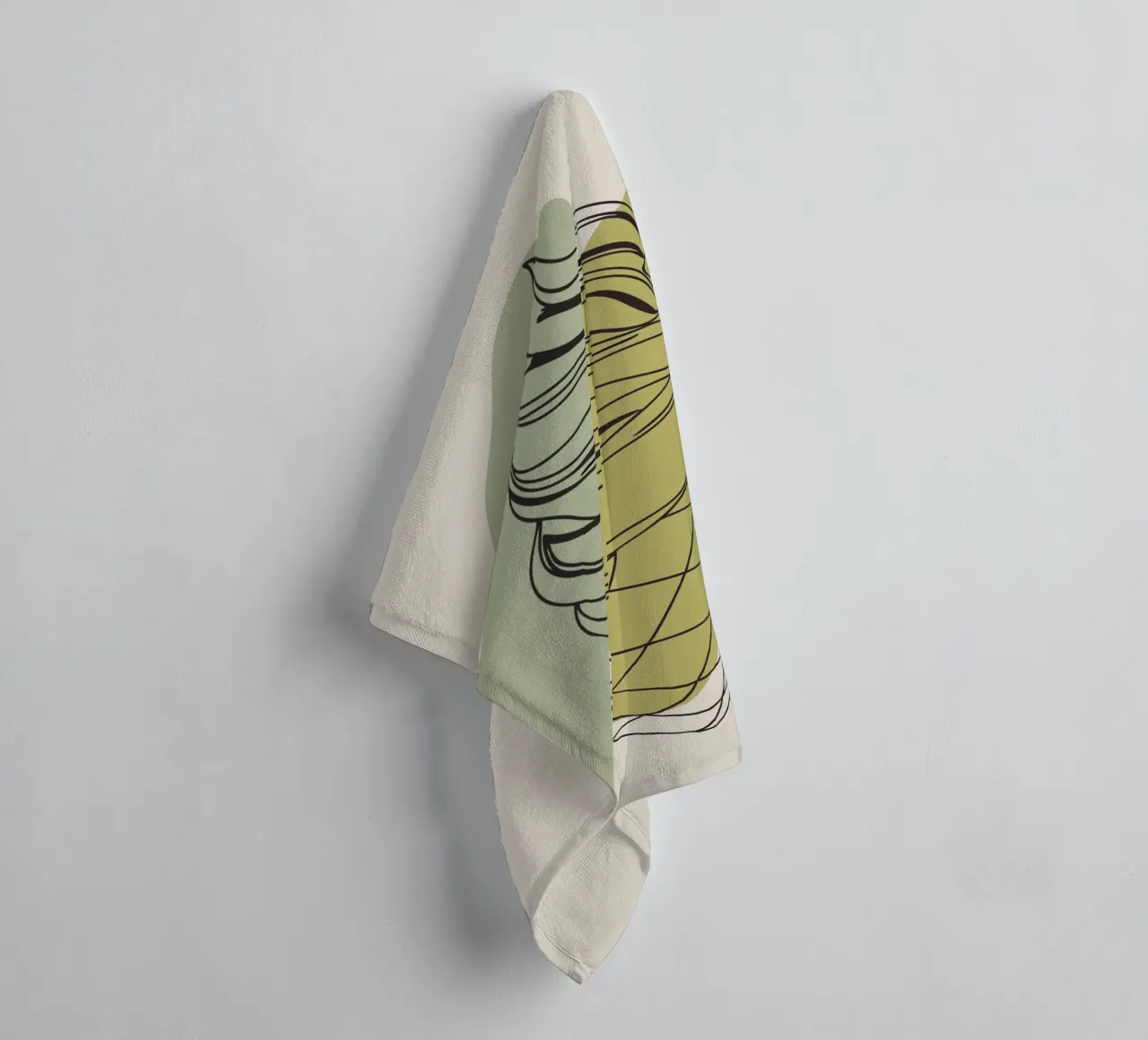 Minimalistisch ijs badhanddoek van RELAXING TOUCH
