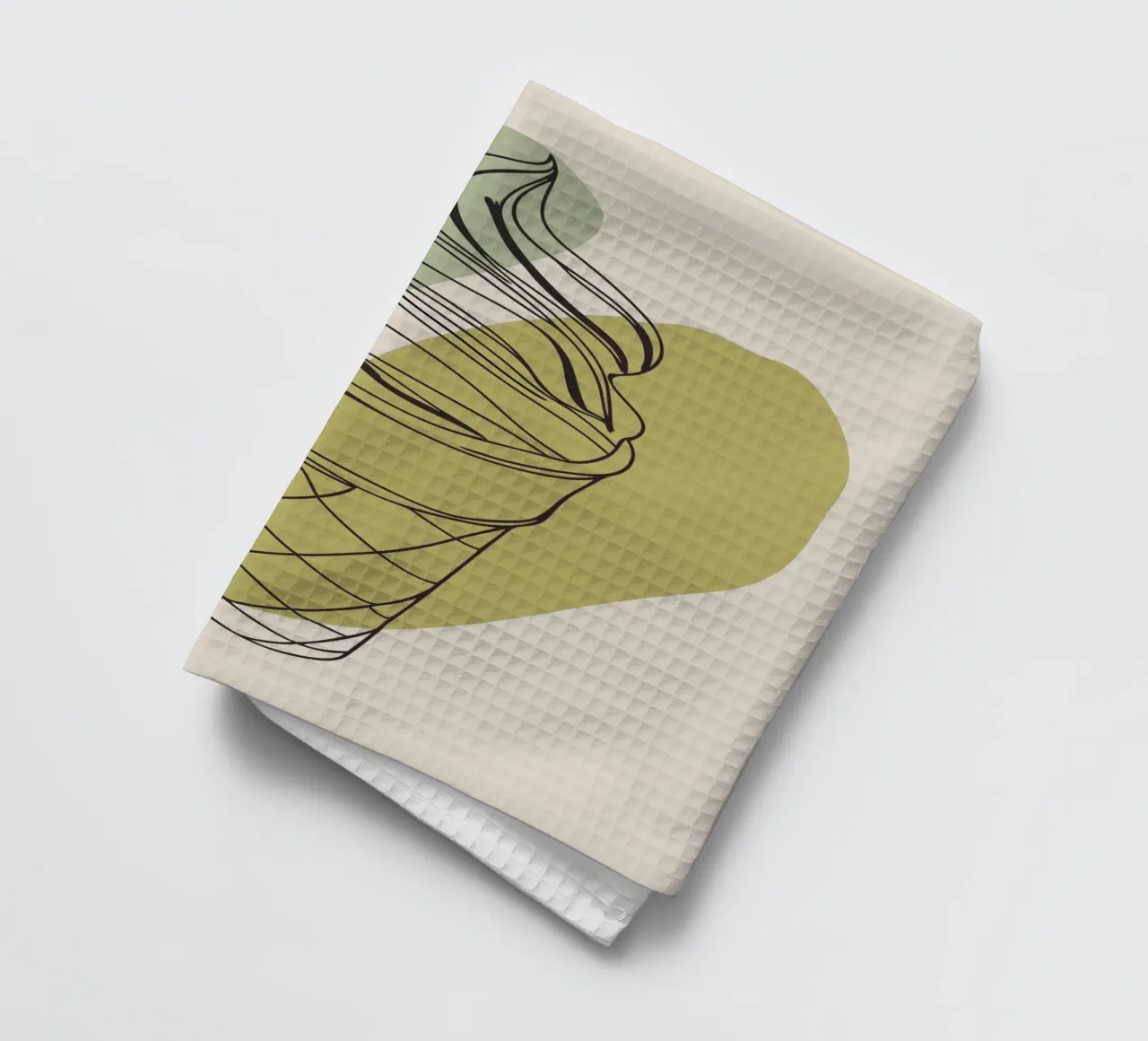 Minimalist ice cream tea towel by RELAXING TOUCH