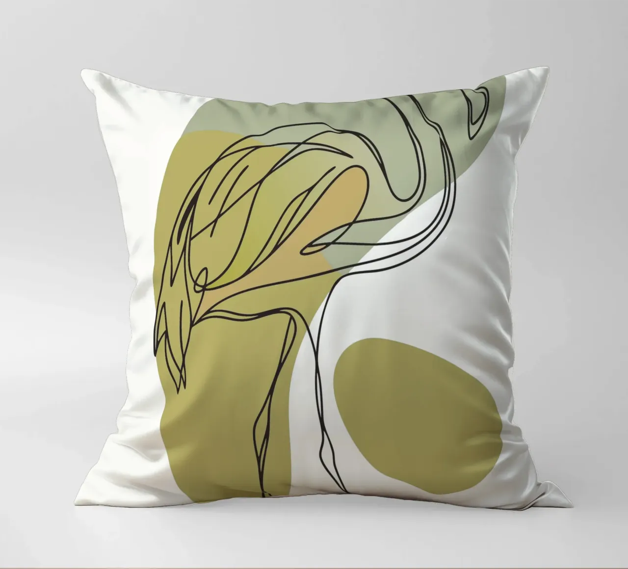 Minimalist Flamingo decorative cushion by RELAXING TOUCH