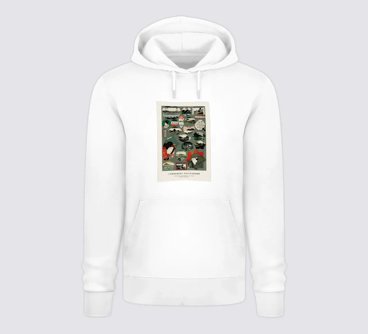 Racinet -  Japanese Ornamental Pattern II sudadera con capucha de Vintage by JUNIQE