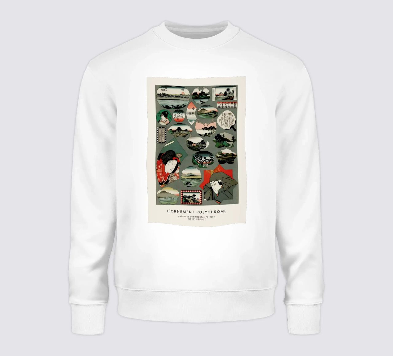 Racinet -  Japanese Ornamental Pattern II felpa da Vintage by JUNIQE