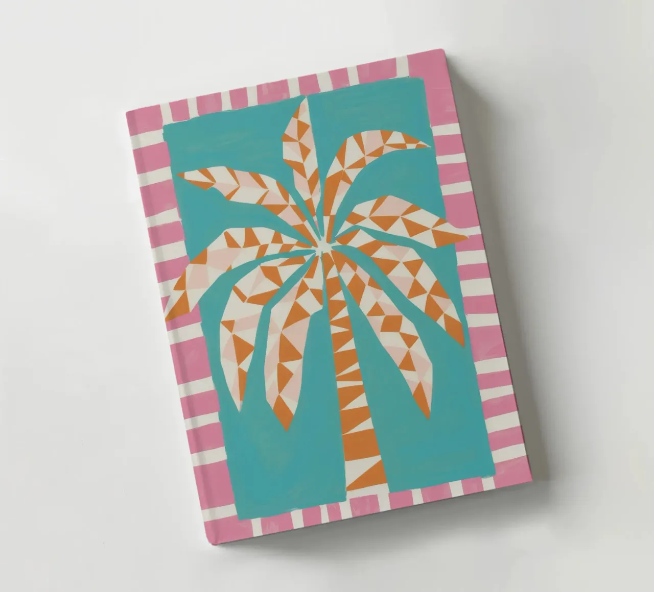 Palm Stripe Sunset notebook by Lumie Layers