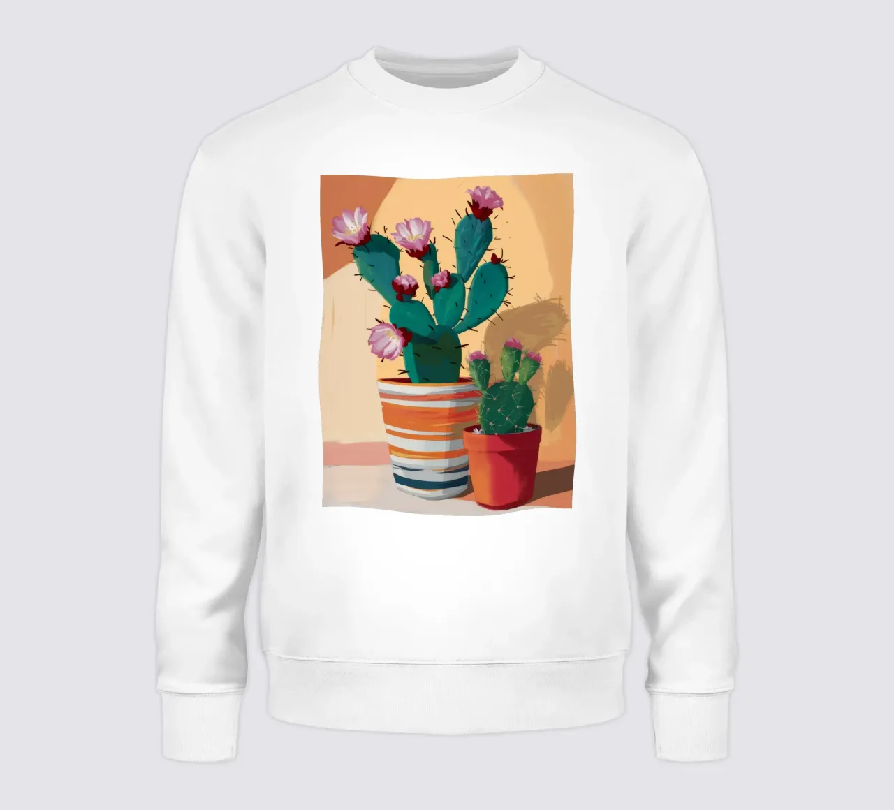 Duo di fiori di cactus felpa da Lumie Layers