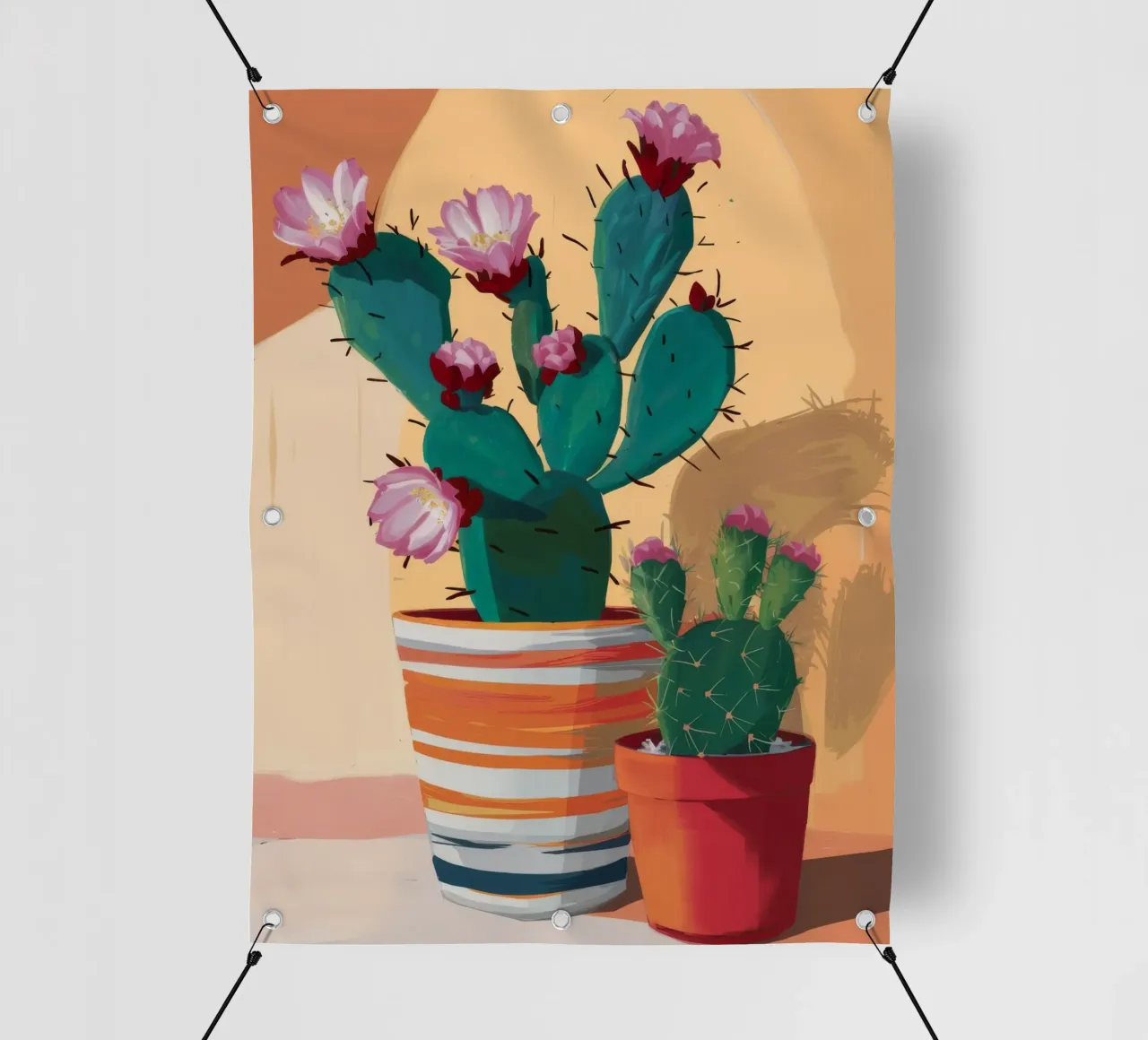 Duo di fiori di cactus telo in pvc da Lumie Layers