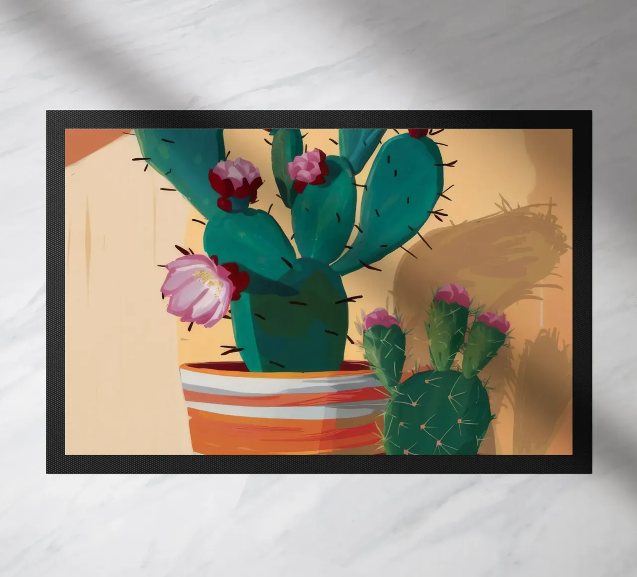 Duo di fiori di cactus zerbino da Lumie Layers
