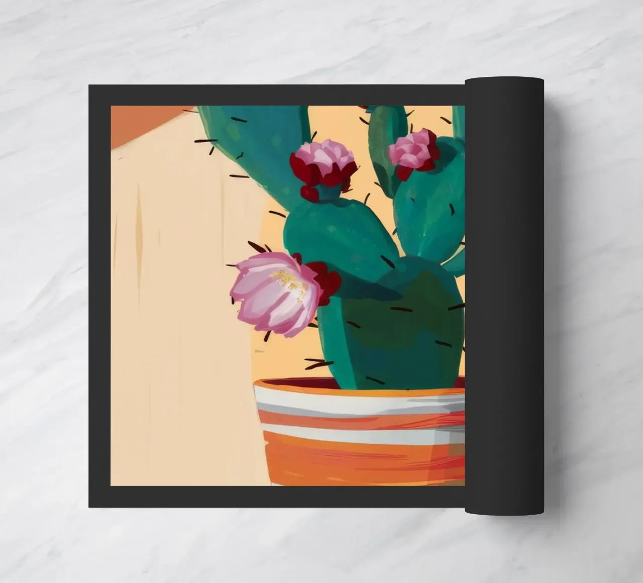 Duo di fiori di cactus zerbino da Lumie Layers