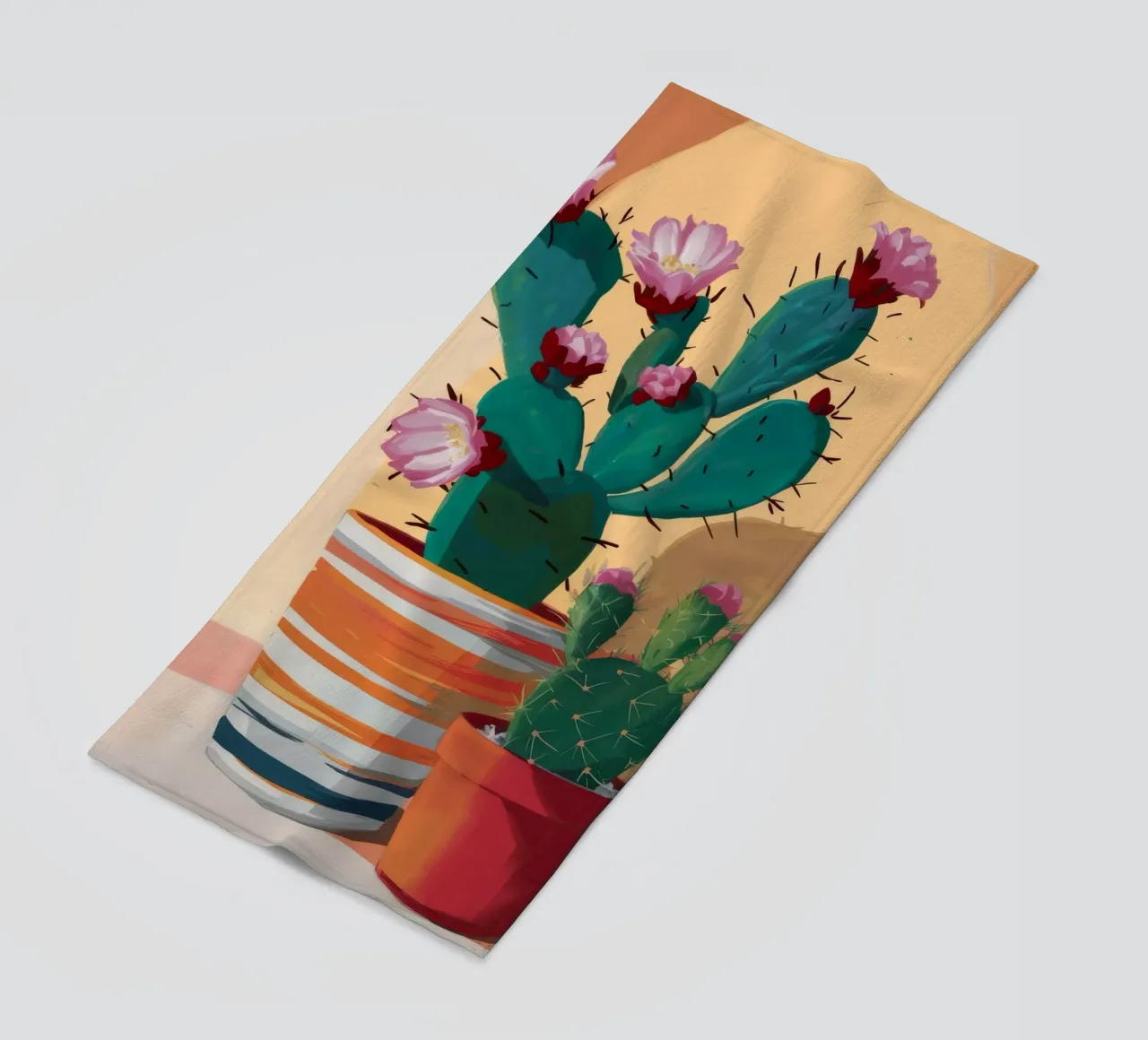Duo di fiori di cactus telo mare da Lumie Layers