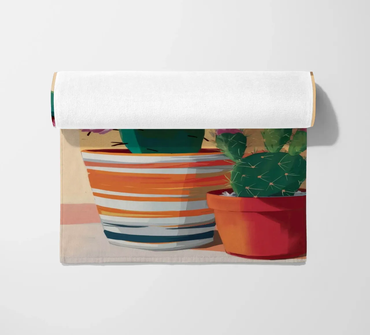 Duo di fiori di cactus telo mare da Lumie Layers