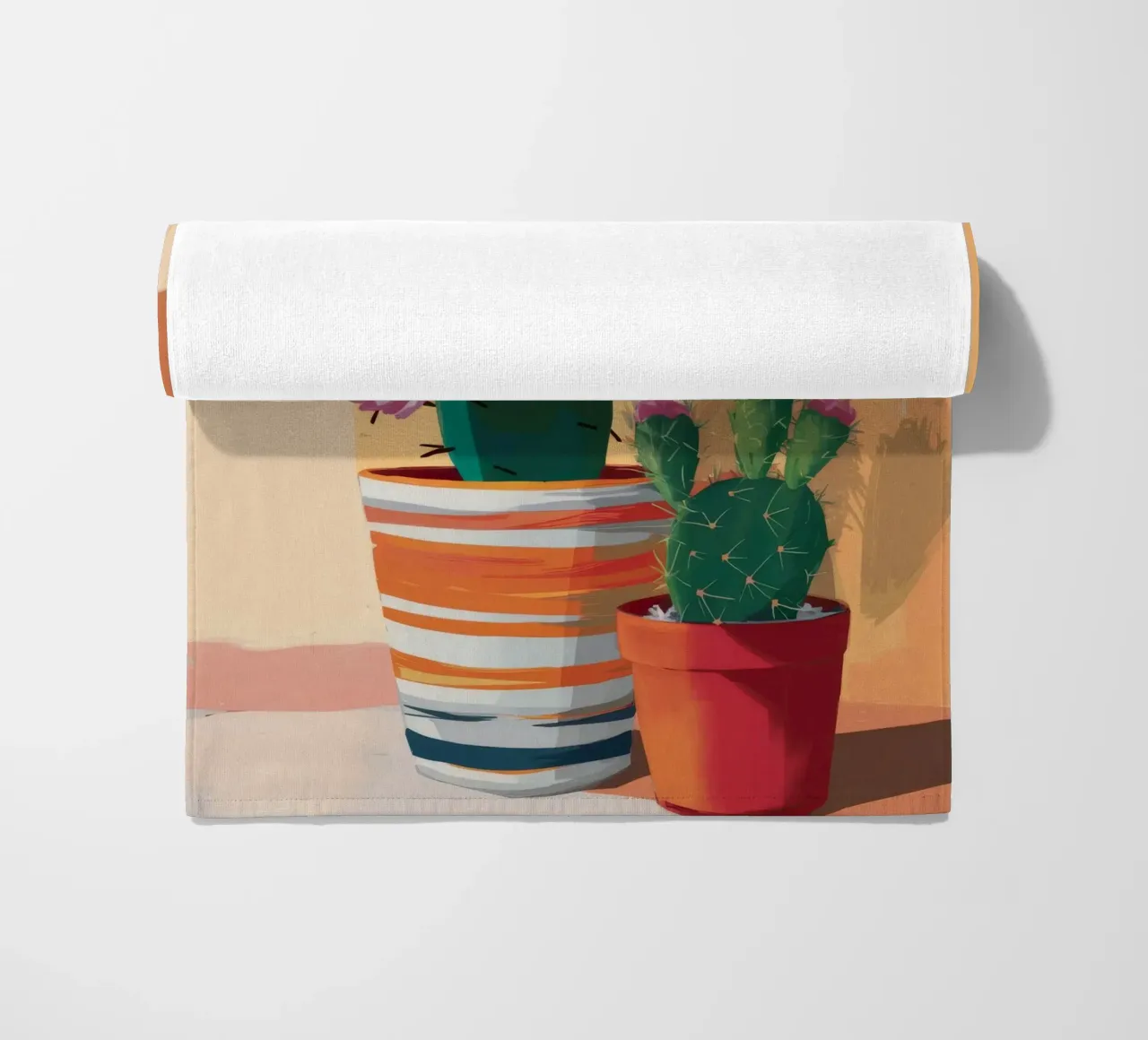 Duo di fiori di cactus telo mare da Lumie Layers