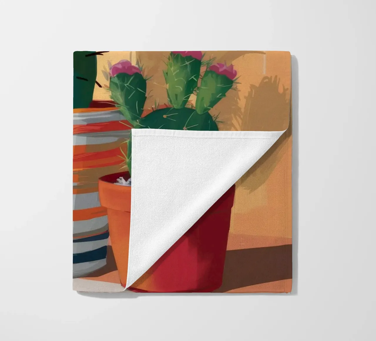 Duo di fiori di cactus telo mare da Lumie Layers