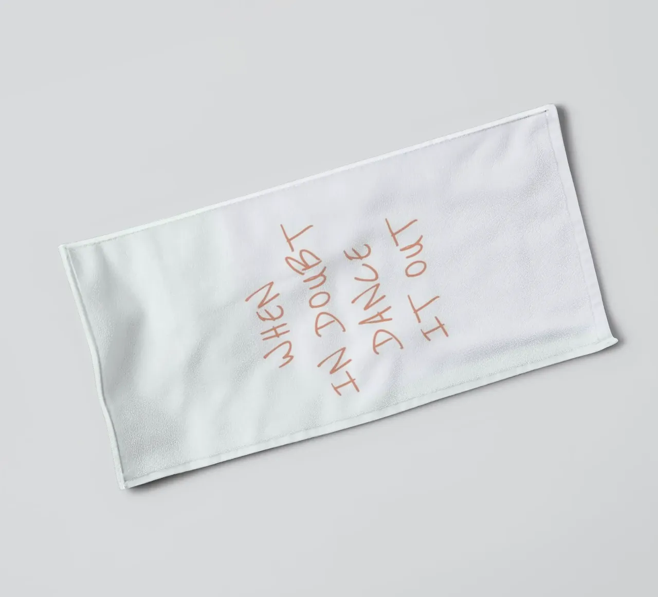 Danceitout badhanddoek van Ayleen