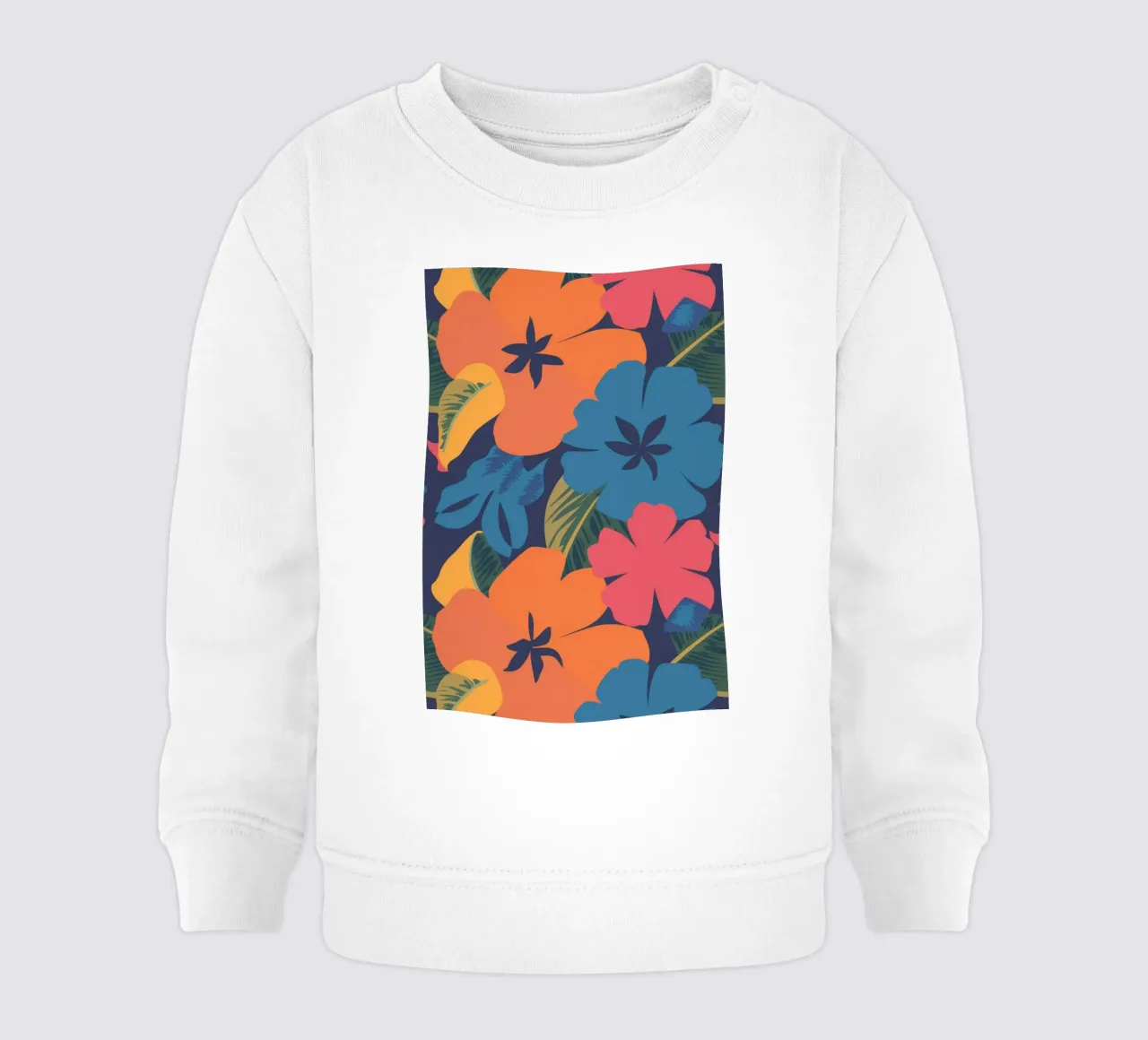 Esplosione floreale tropicale felpa neonato da Lumie Layers