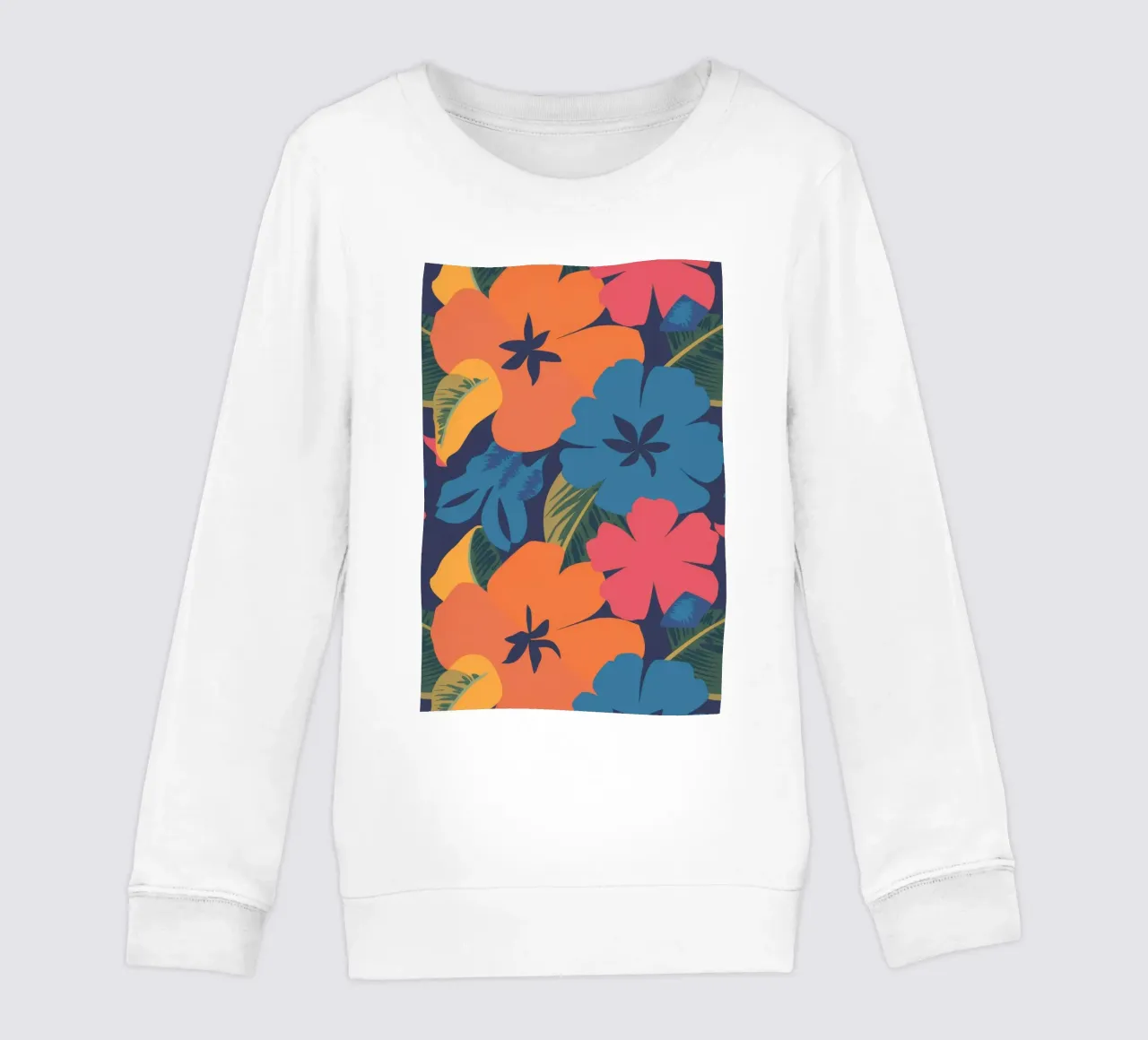 Esplosione floreale tropicale felpa bambino da Lumie Layers