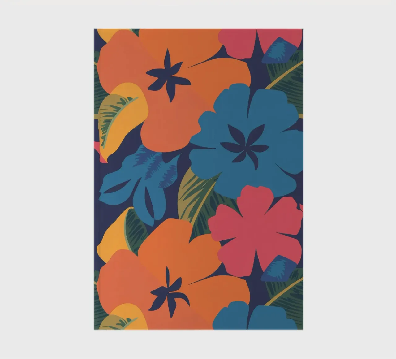 Tropical Floral Burst notebook by Lumie Layers
