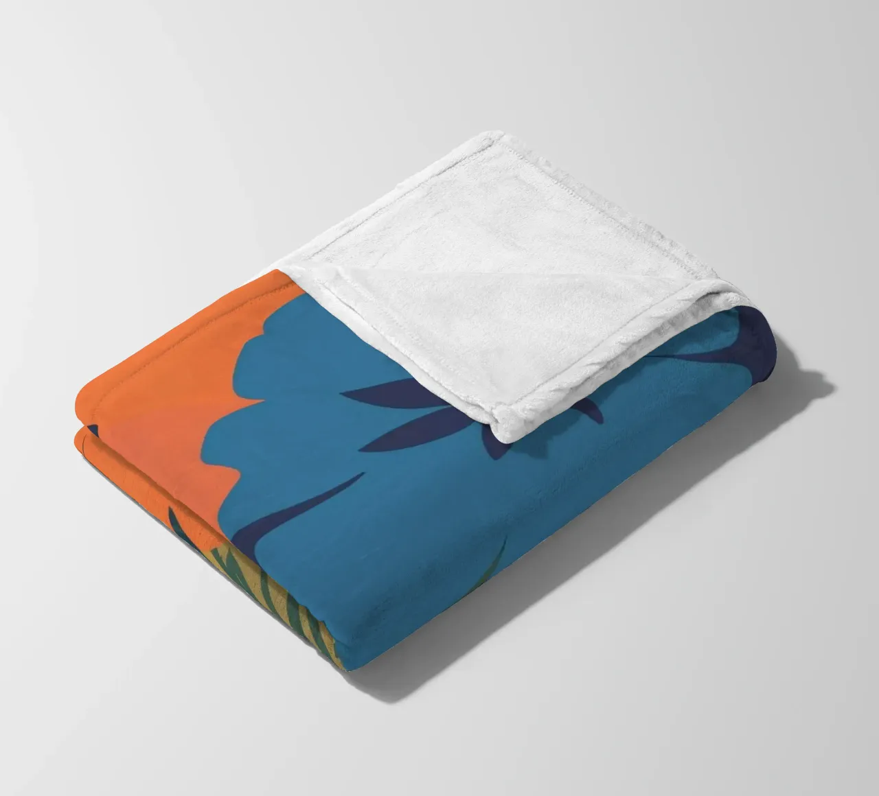 Tropical Floral Burst Fleecedecke von Lumie Layers