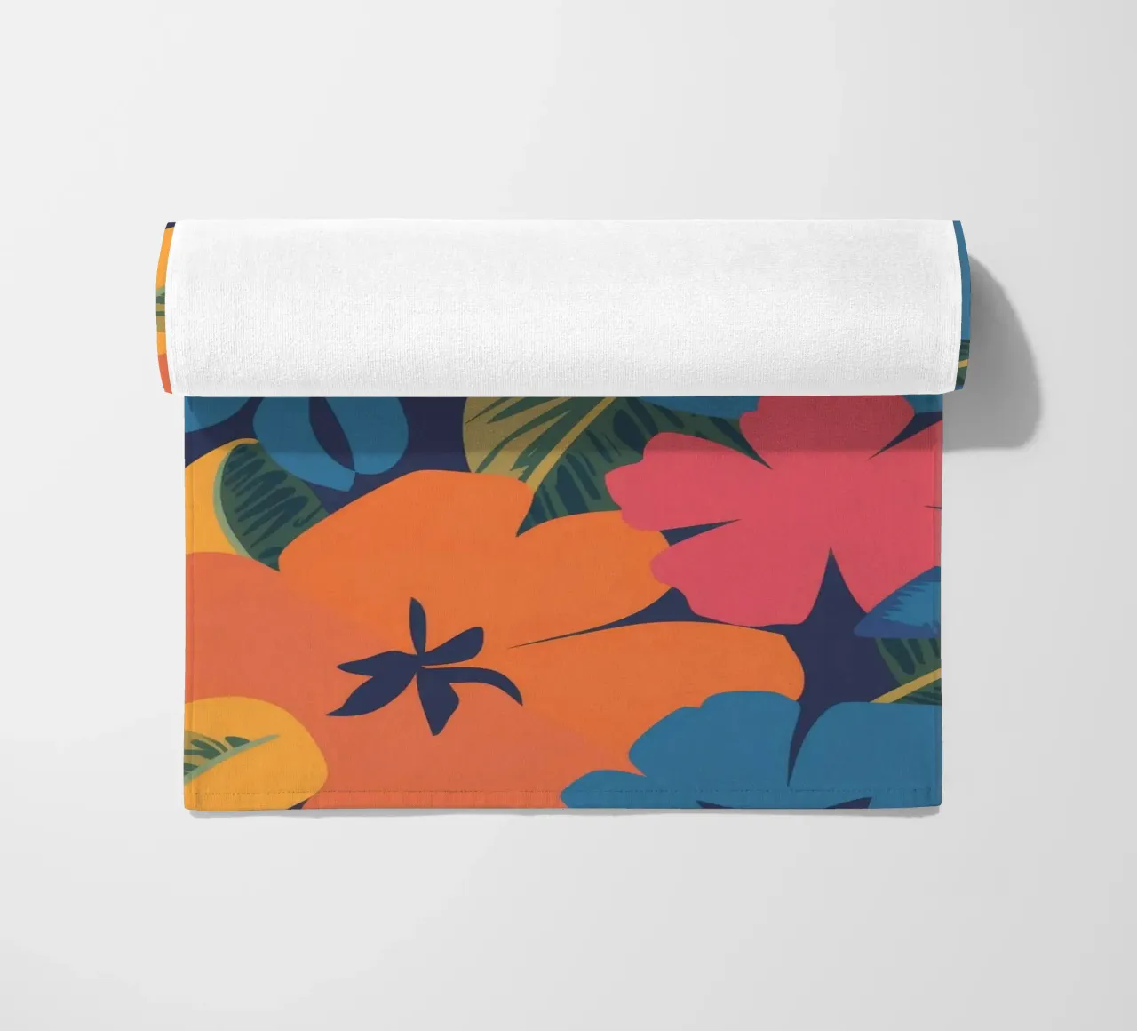 Esplosione floreale tropicale telo mare da Lumie Layers