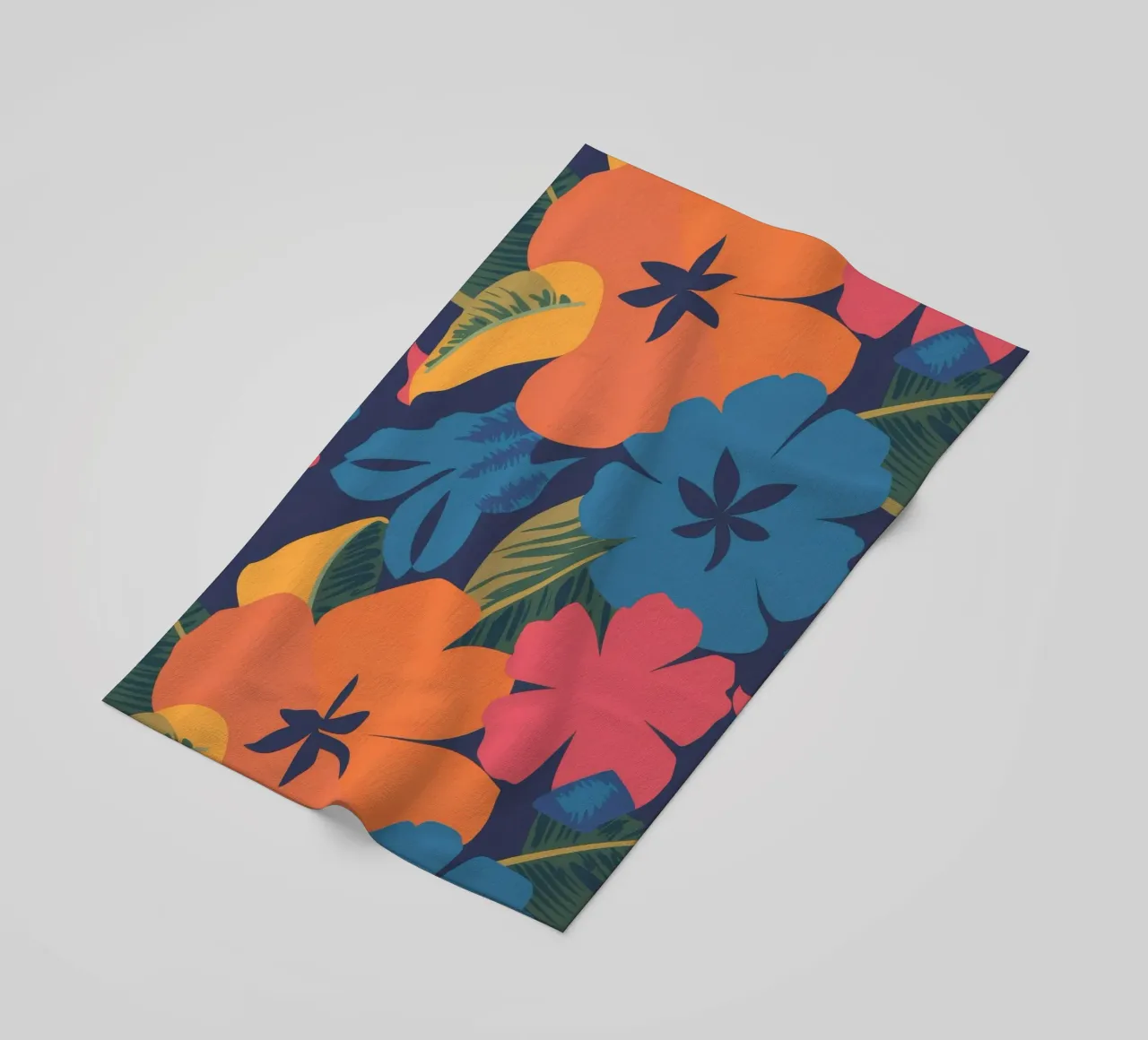 Esplosione floreale tropicale telo mare da Lumie Layers