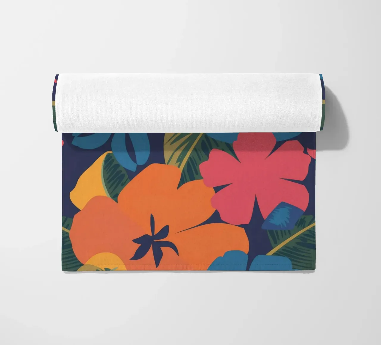Esplosione floreale tropicale telo mare da Lumie Layers