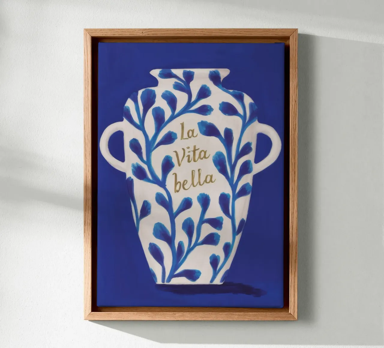 Vita Bella Vase tela con Cornice a cassetta da Lumie Layers
