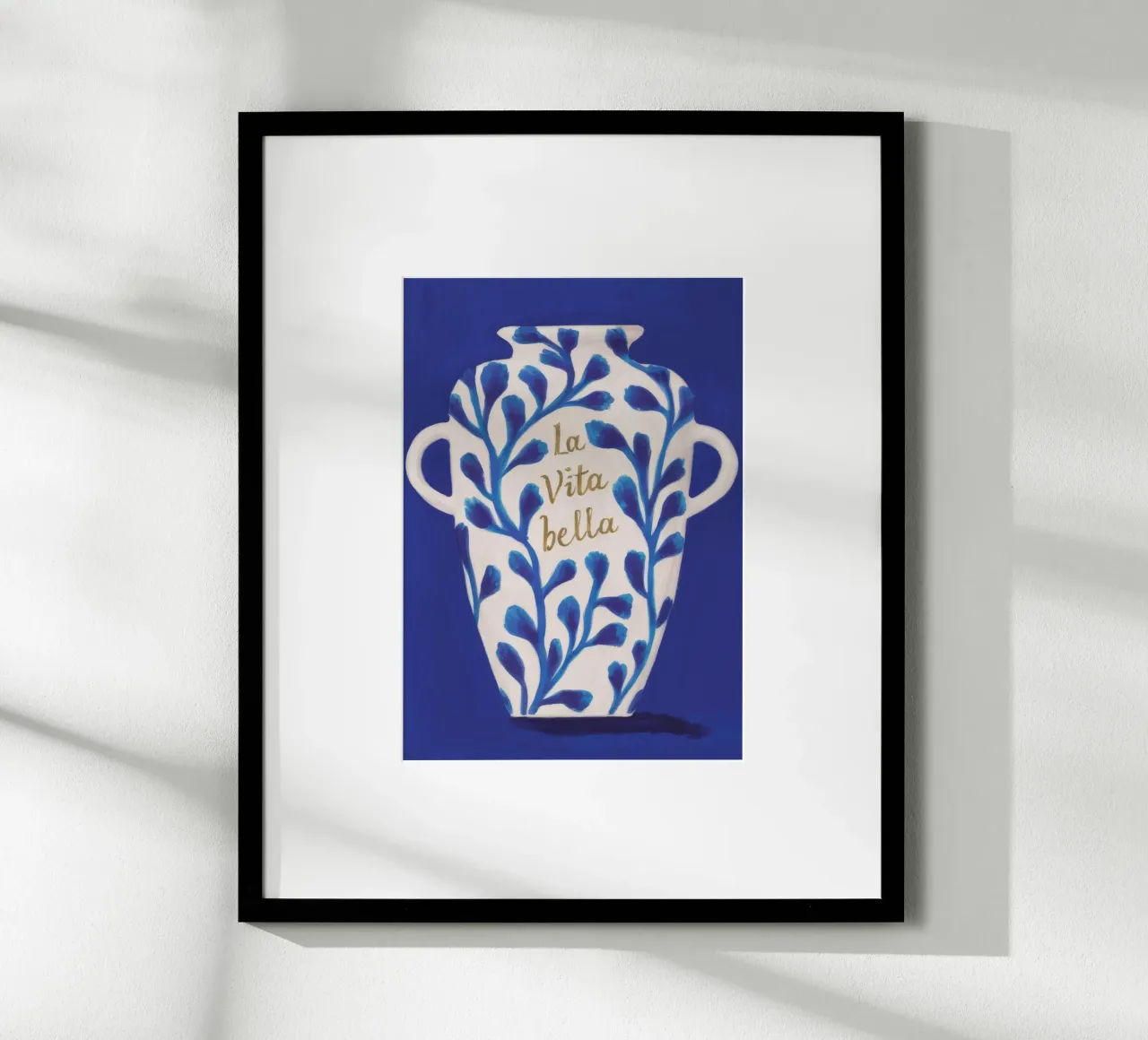 Vita Bella Vase poster con telaio in plastica da Lumie Layers
