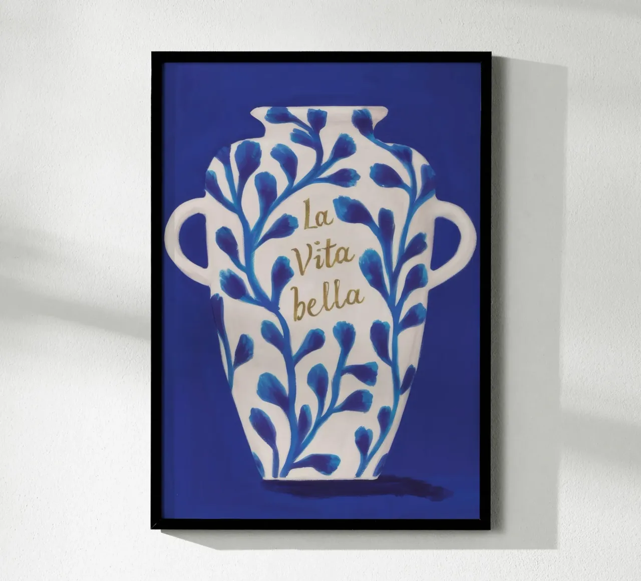 Vita Bella Vase poster con telaio in plastica da Lumie Layers