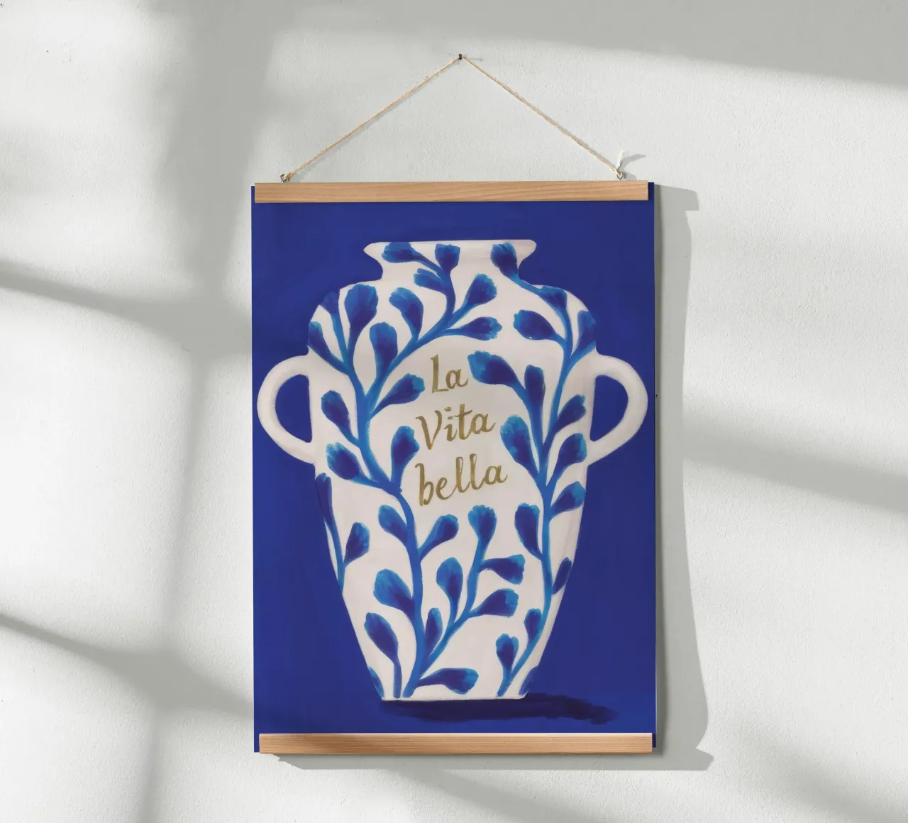 Vita Bella Vase poster con telaio in plastica da Lumie Layers