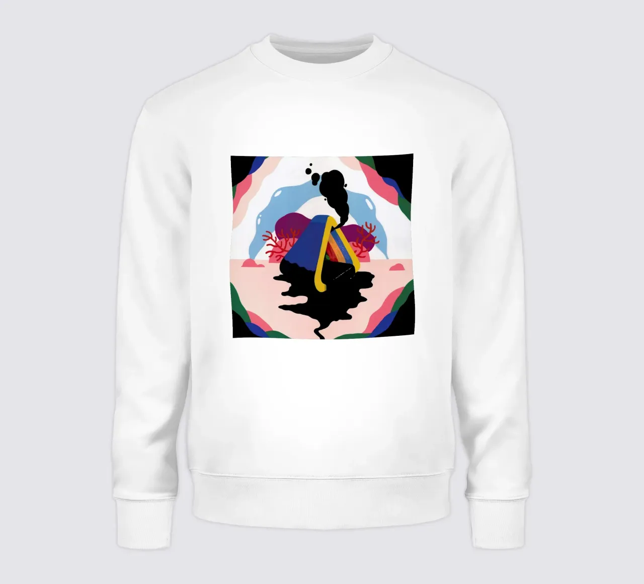Untitled Painting sweatshirt van Famous When Dead