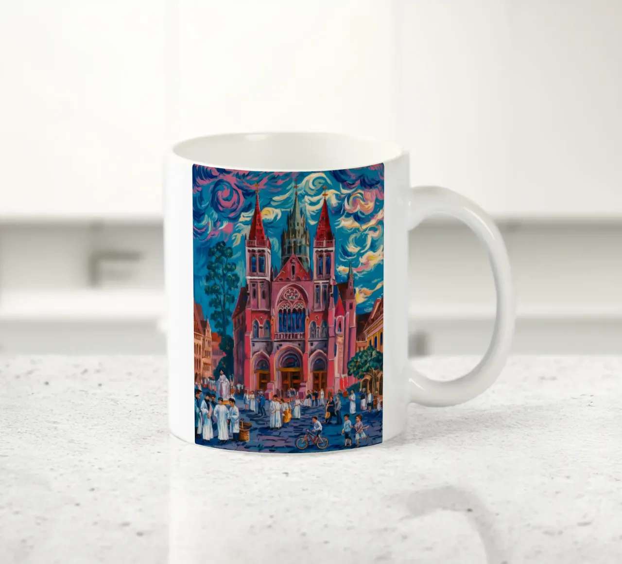 Illuminazione per processione gotica tazza in ceramica da Lush Essence