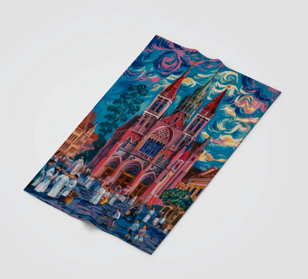 Illuminazione per processione gotica coperta in pile da Lush Essence