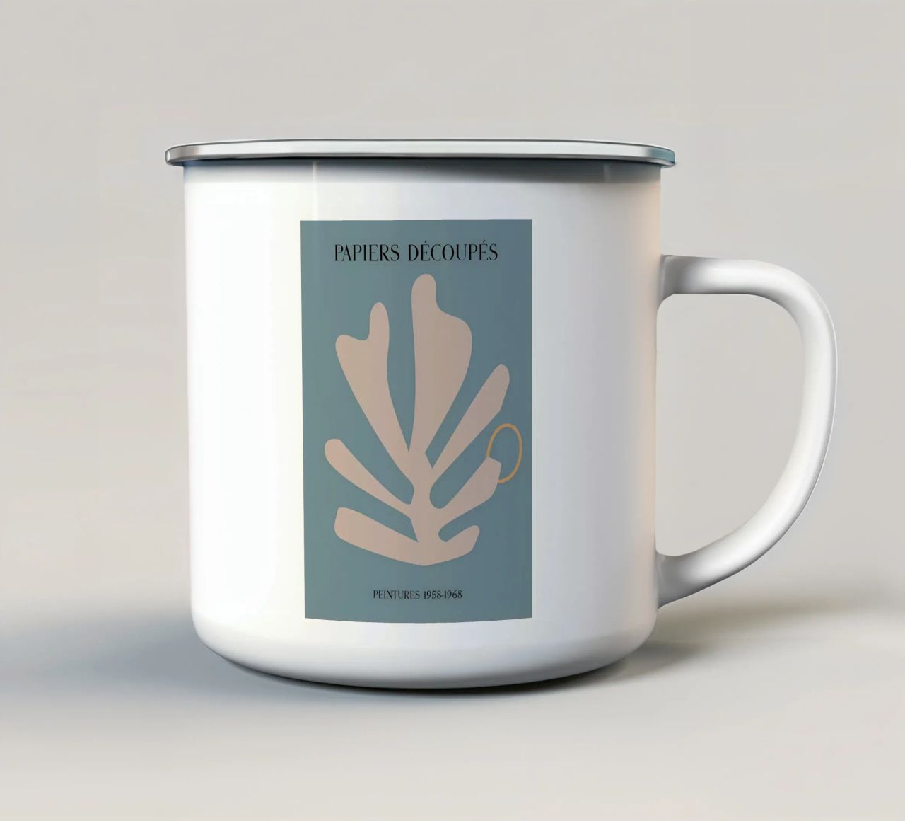 Tagli di carta tazza in smalto da Hibikichan