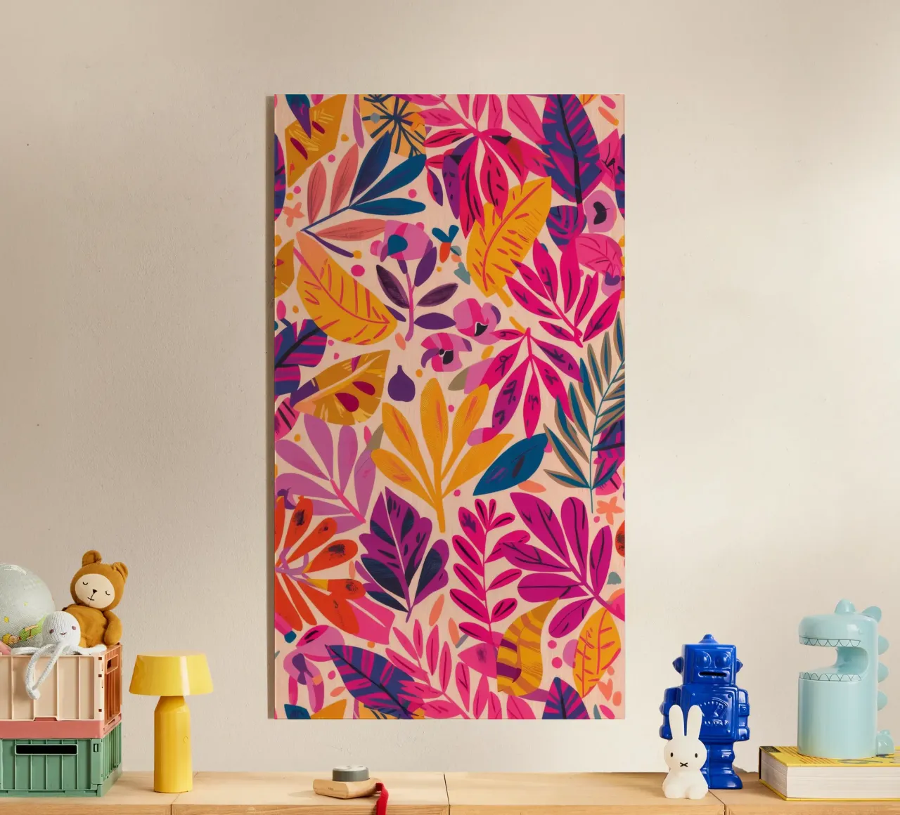 Fiesta floreale fucsia plexiglass da Grande Serene