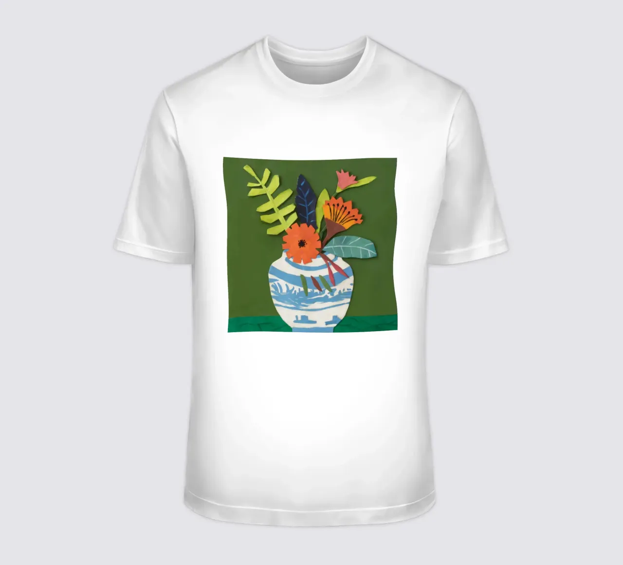 Gerbera Vase Geometric t-shirt da Lumie Layers