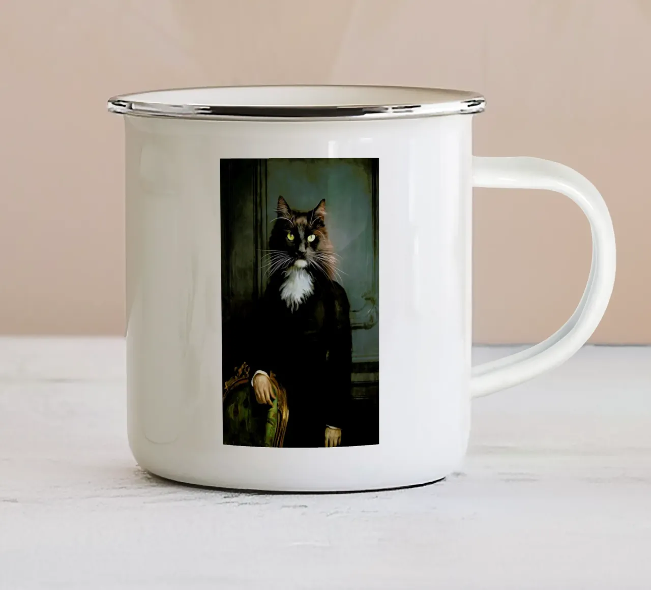 Moriarty tazza in smalto da Tein Lucasson
