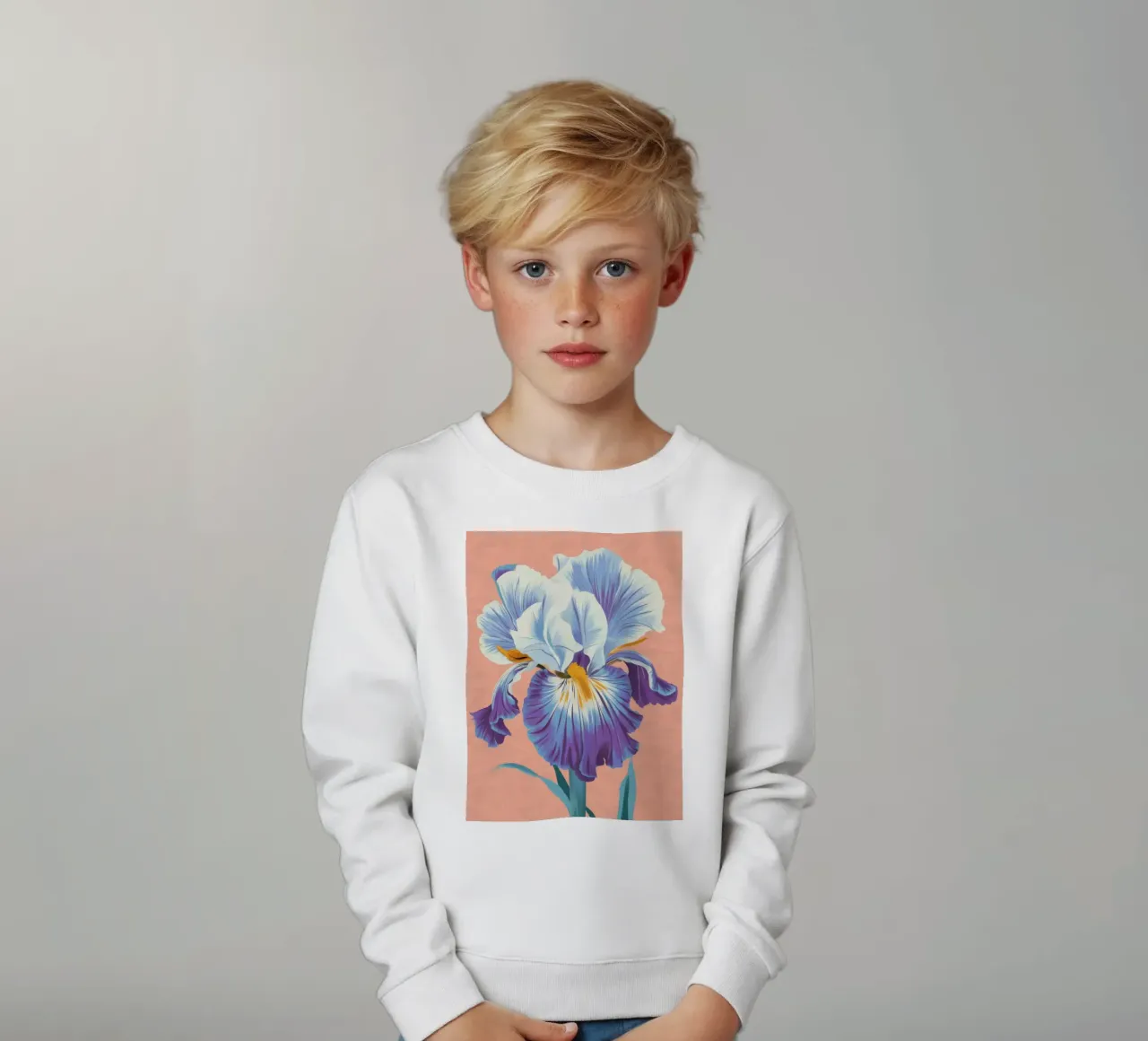 Iris Bloom Majesty felpa bambino da Lumie Layers