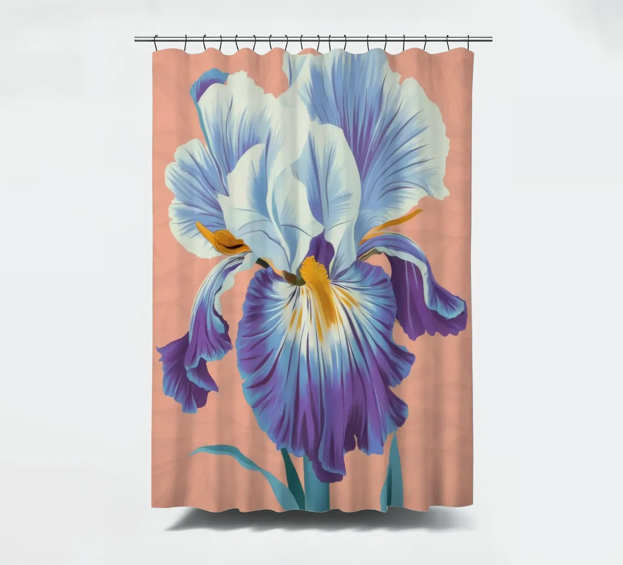 Iris Bloom Majesty tenda da doccia da Lumie Layers