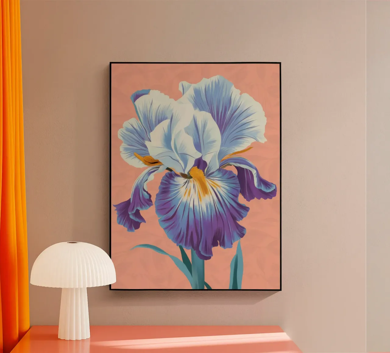 Iris Bloom Majesty plexiglass da Lumie Layers