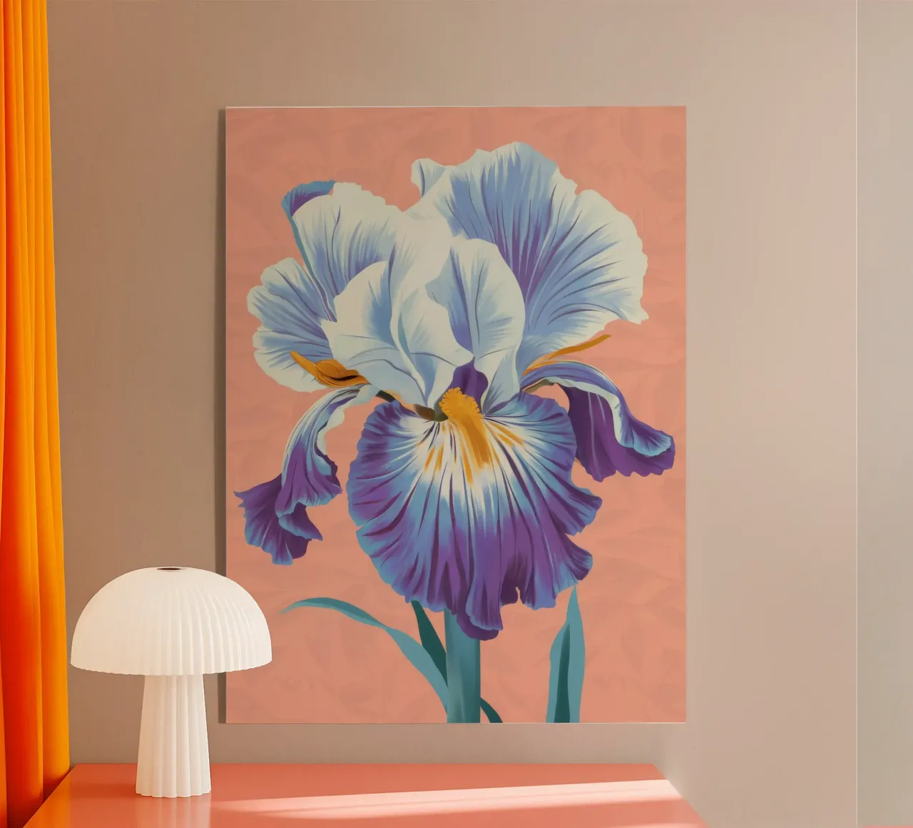 Iris Bloom Majesty plexiglass da Lumie Layers