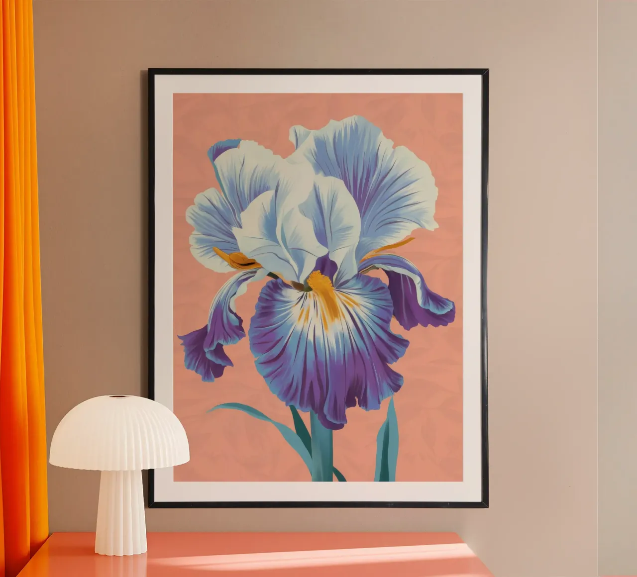 Iris Bloom Majesty poster da Lumie Layers