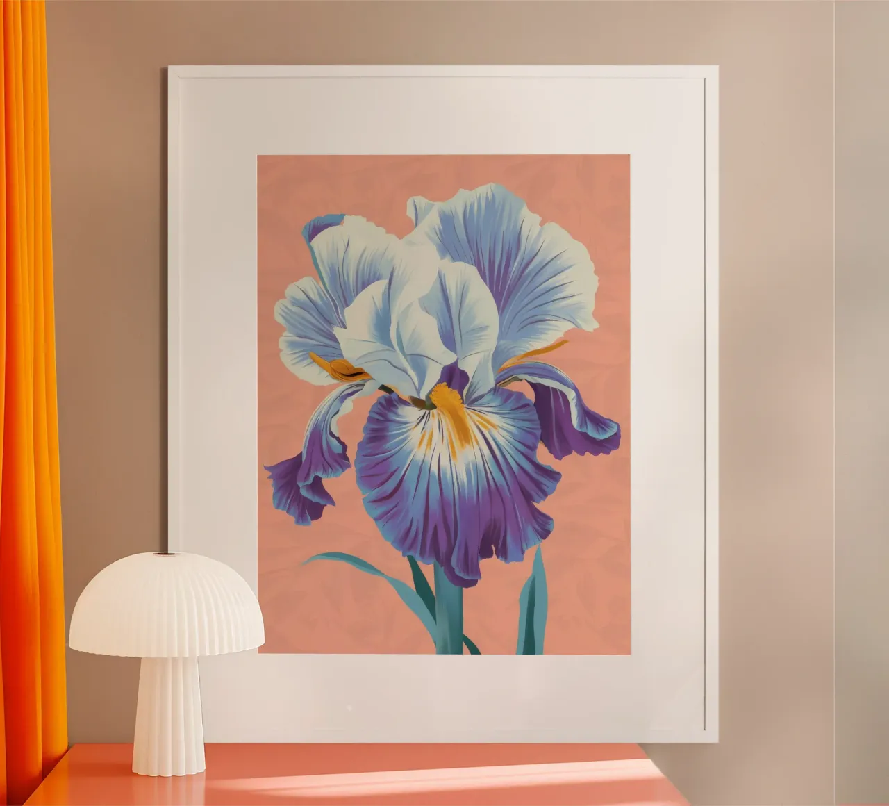 Iris Bloom Majesty poster da Lumie Layers