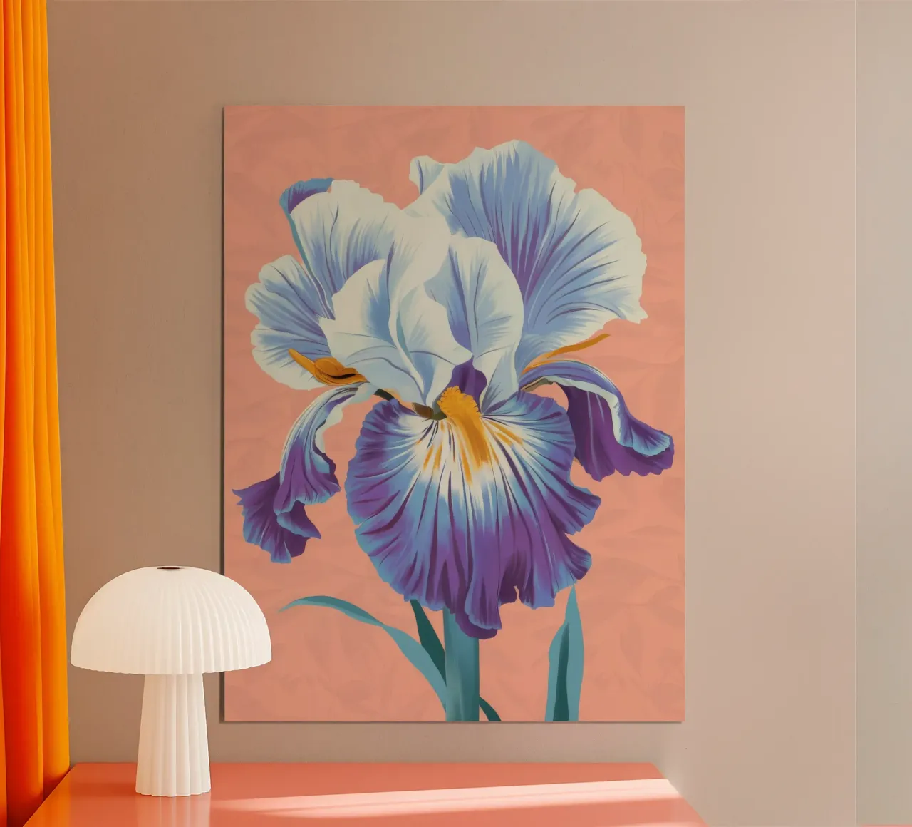 Iris Bloom Majesty poster da Lumie Layers